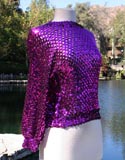 Purple Sparkle With Lining Top