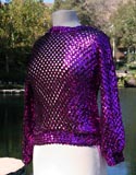 Purple Sparkle With Lining Top