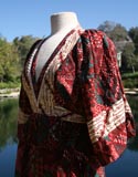 Red Dark & Green Blanket Pattern Dress
