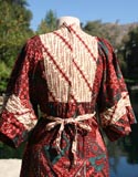 Red Dark & Green Blanket Pattern Dress