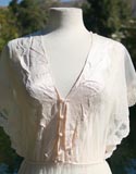 Tan Sheer Middle Split Long Nighty