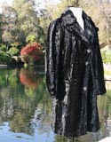 Fur Black Basin Full Length Coat