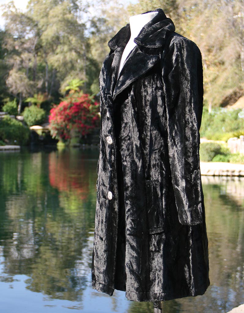 Fur Black Basin Full Length Coatt