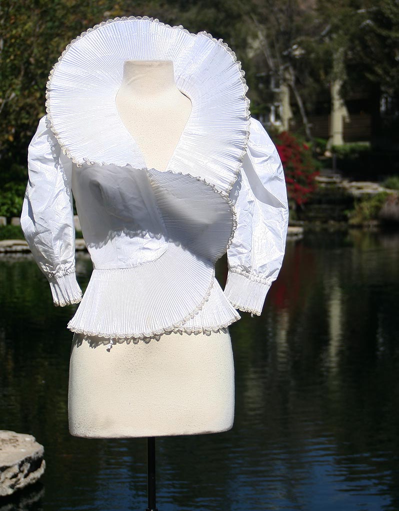 White Top -  Queen Victoria -  V Collar