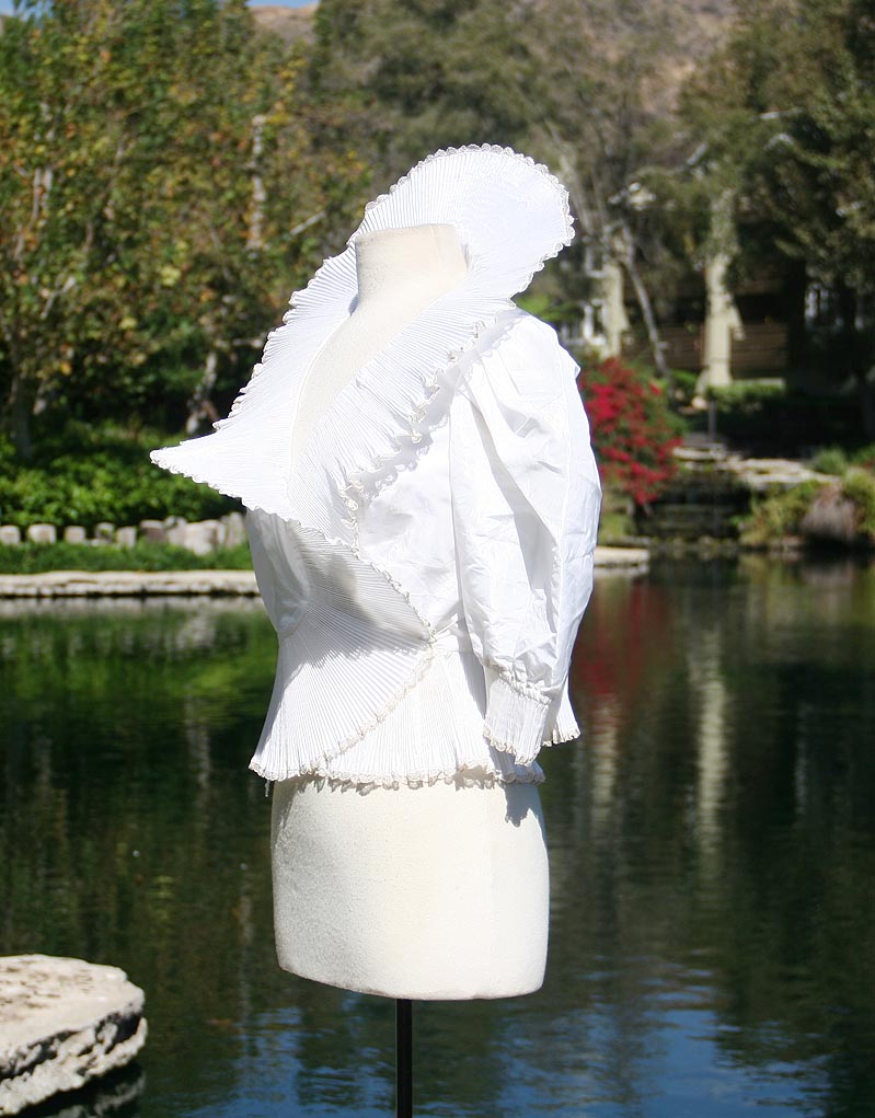 White Top -  Queen Victoria -  V Collar