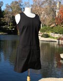 Black Staight Lay Guess Jeans Sleeveless 90's Dress