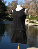 Black Staight Lay Guess Jeans Sleeveless 90's Dress