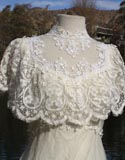 White Traditional With Lace Top Wedding Dress