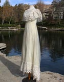 White Traditional With Lace Top Wedding Dress