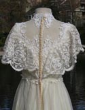 White Traditional With Lace Top Wedding Dress